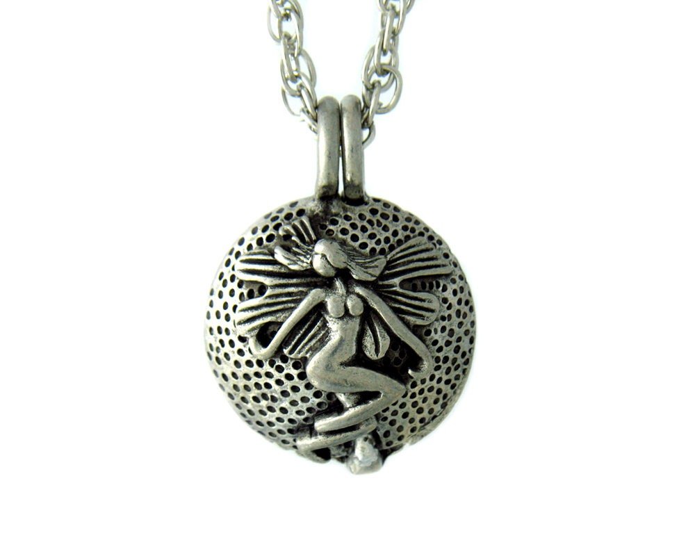 Fairy Essential Oil Diffuser Necklace, PEW529 - Shop Palmers