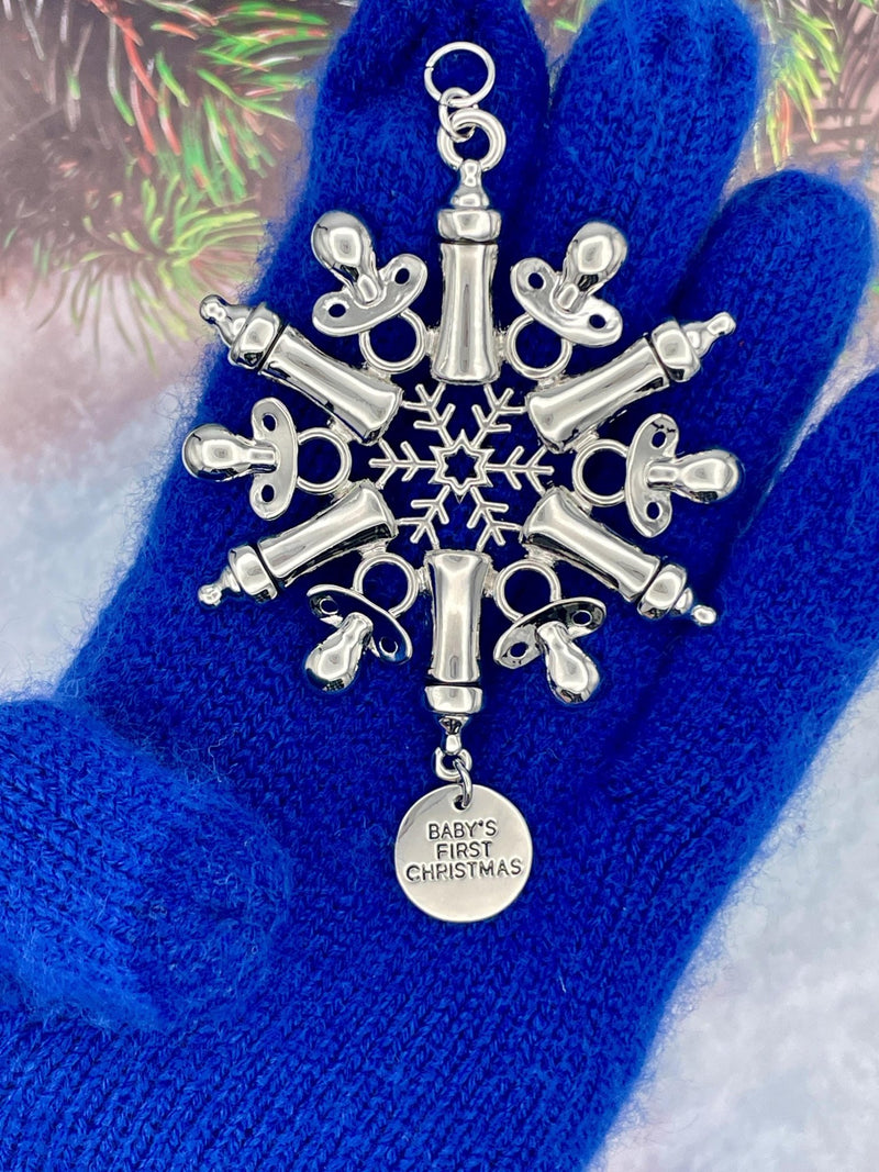 Baby First Christmas SnowWonder® (SW6087baby first tag) - Shop Palmers