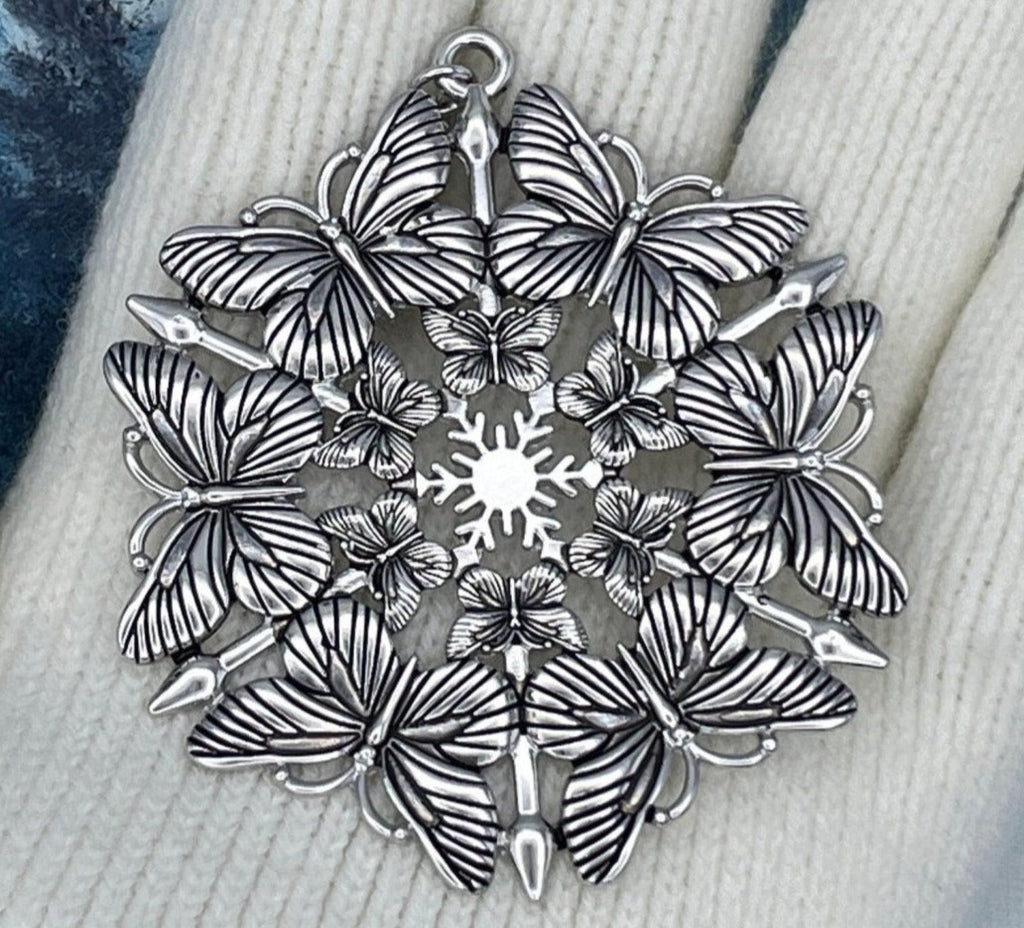 Butterfly SnowWonders® Snowflake Ornament, (SW6071) - Shop Palmers