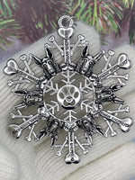 GERMAN Shepherd Dog SnowWonder® Oranement (SW6088) Snowflake Themed Ornament, Shepherd Dog lovers - Shop Palmers