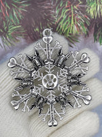 GERMAN Shepherd Dog SnowWonder® Oranement (SW6088) Snowflake Themed Ornament, Shepherd Dog lovers - Shop Palmers