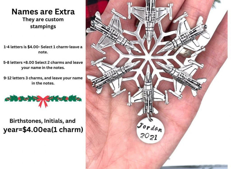 GERMAN Shepherd Dog SnowWonder® Oranement (SW6088) Snowflake Themed Ornament, Shepherd Dog lovers - Shop Palmers