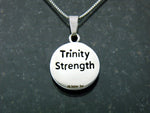 Trinity Knot Necklace, s120, Irish Celtic Necklace, Scottish Trinity , Celtic Knot work, Celtic Man/woman Pendant w/Box Chain( S120WC)
