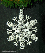 Irish Shamrock Snowman SnowWonder® Snowflake Ornament, 5801, Irish Celtic Snowman,Shamrock Snowman, Snowman Package Decor, Christmas Decor