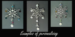 Celtic Claddagh Let Love Reign Birthstone SnowWonders®Snowflake Ornament, 5058love, Irish, Claddagh ornament, Snowflake, Claddagh Snowflake