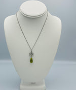 Connemara Sister's/Family Knot Necklace (HM127) Heart and Trinity Handmade Ireland Stone pendant