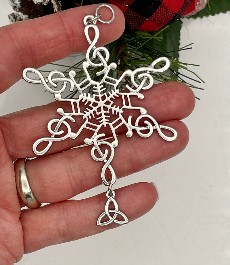 Trinity Music SnowWondres® Snowflake Ornament, (SWmusictrinity)