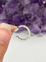 Celtic Knot Hoop Earrings. (s377)