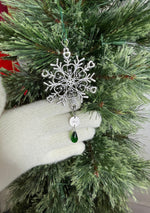 Limited Edition 2023 ASL I love you Snowflake Ornament, (6060limitedGreen) American Sign Language I love you Ornament