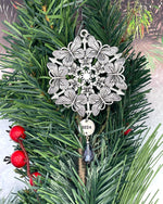 Limited Edition 2024 Butterfly SnowWonders® Snowflake Ornament with Purple Crystal