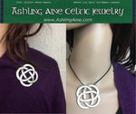 CELTIC Forever Eternity knot Pin/Pendant, JPEW6078