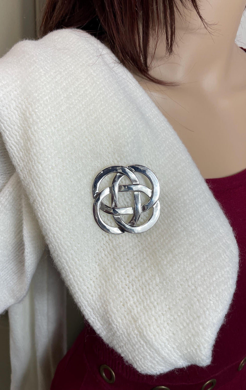 CELTIC Forever Eternity knot Pin/Pendant, JPEW6078