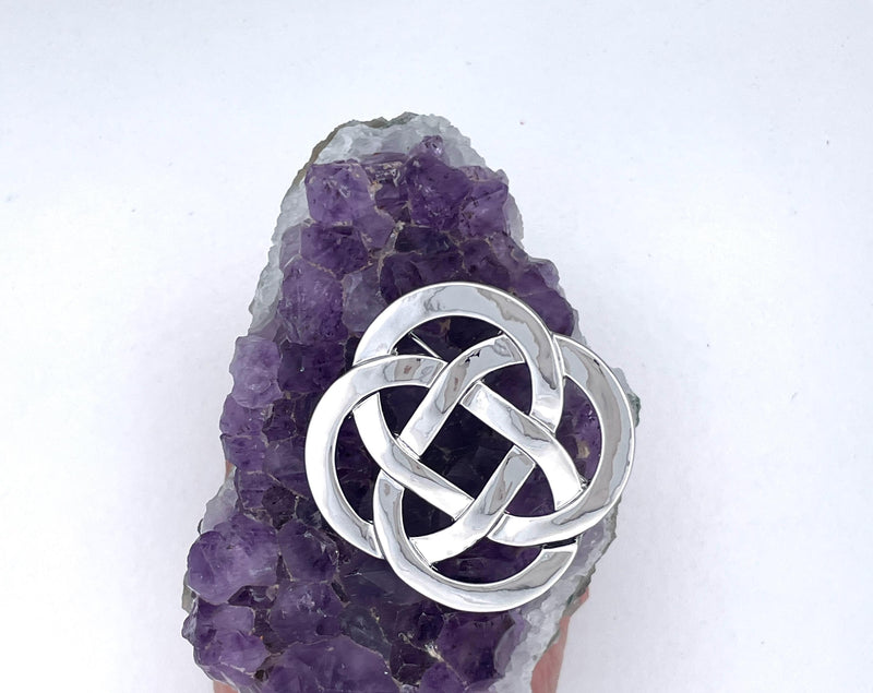 CELTIC Forever Eternity knot Pin/Pendant, JPEW6078
