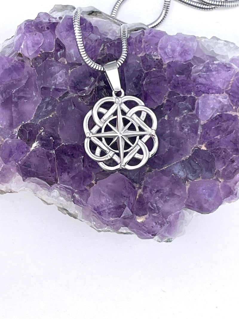 Celtic FATHER & SON knot Pendant (s398) Irish, Scottish, Welsh,