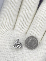 Trinity Knot POST Earring, (S396) Irish, Scottish, Welsh, Christian, and Celtic