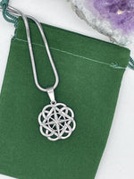 Celtic FATHER & SON knot Pendant (s398) Irish, Scottish, Welsh,