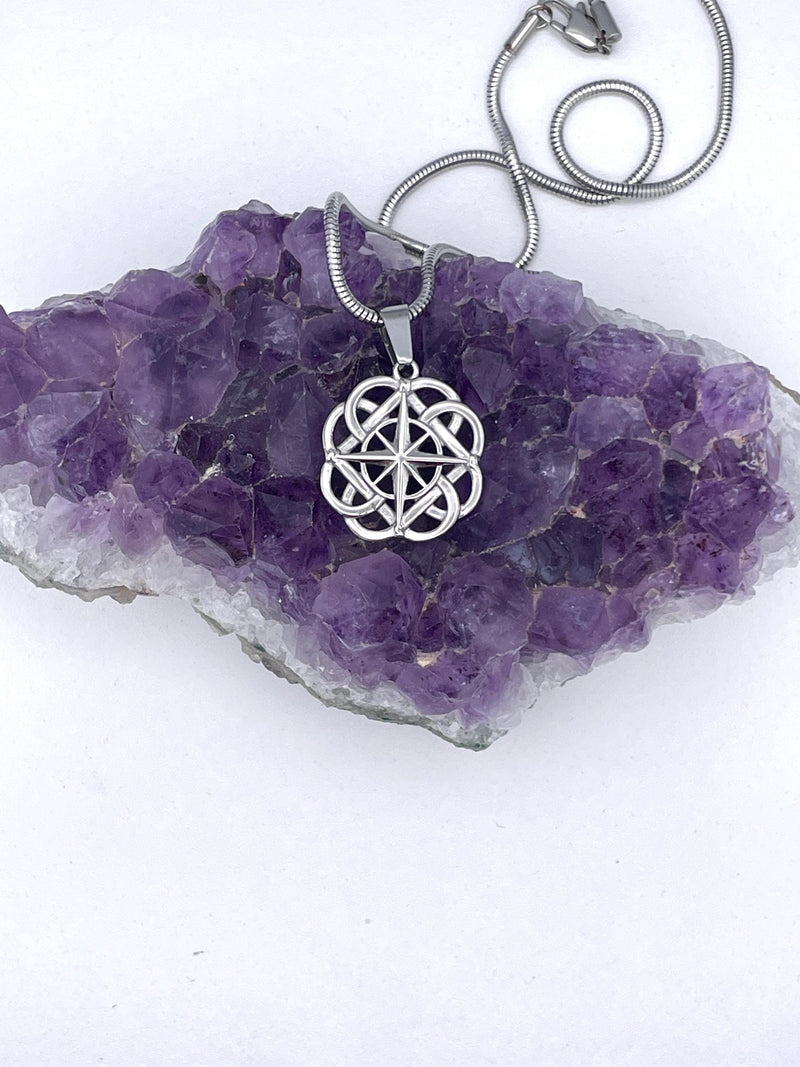 Celtic FATHER & SON knot Pendant (s398) Irish, Scottish, Welsh,