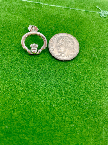 Claddagh Posts Earrings(S394) Irish Stainless Steel Stud Earrings