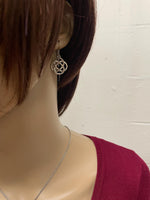 CELTIC Forever Eternity LOVE knot Pendant & Earrings (S407/408) Infinty Knot