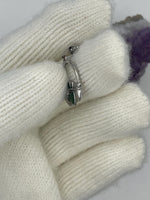 Emerald Enamel Claddagh necklace (S409) 316 L Stainless Irish Pendant