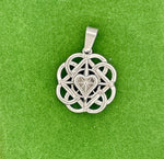 Celtic Mother & Son knot Pendant (s399) Irish, Scottish, Welsh