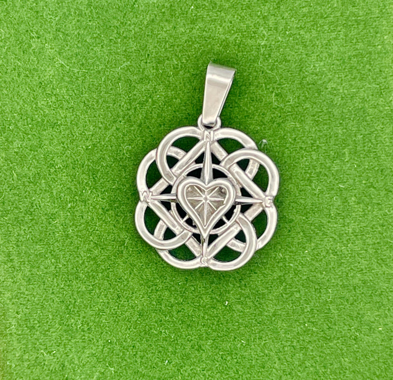 Celtic Mother & Son knot Pendant (s399) Irish, Scottish, Welsh