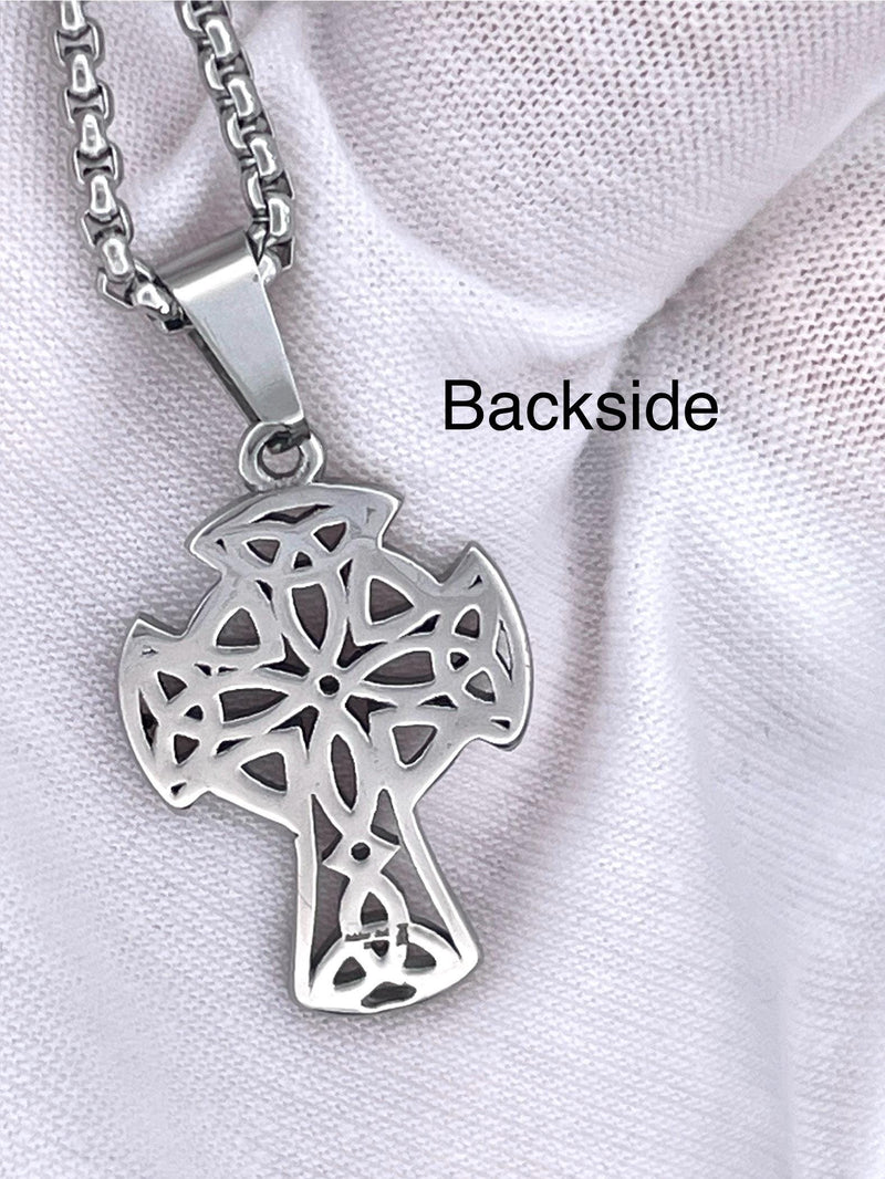 Trinity Celtic High Cross Pendant, (S417)