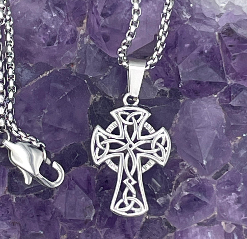 Trinity Celtic High Cross Pendant, (S417)