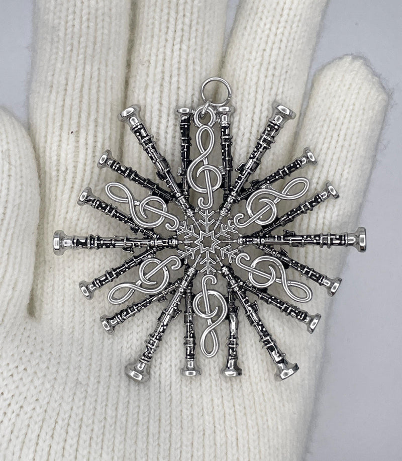 Clarinet SnowWonders Snowflake Ornament (SW6091) Clarinetist or Clarinettist Gift