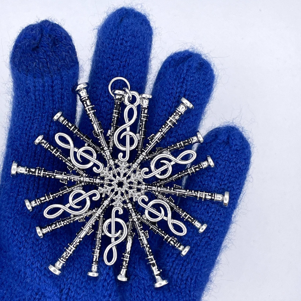 Clarinet SnowWonders Snowflake Ornament (SW6091) Clarinetist or Clarinettist Gift