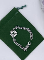 Forever Love Knot Bracelet (Hm176) Rolo Chain