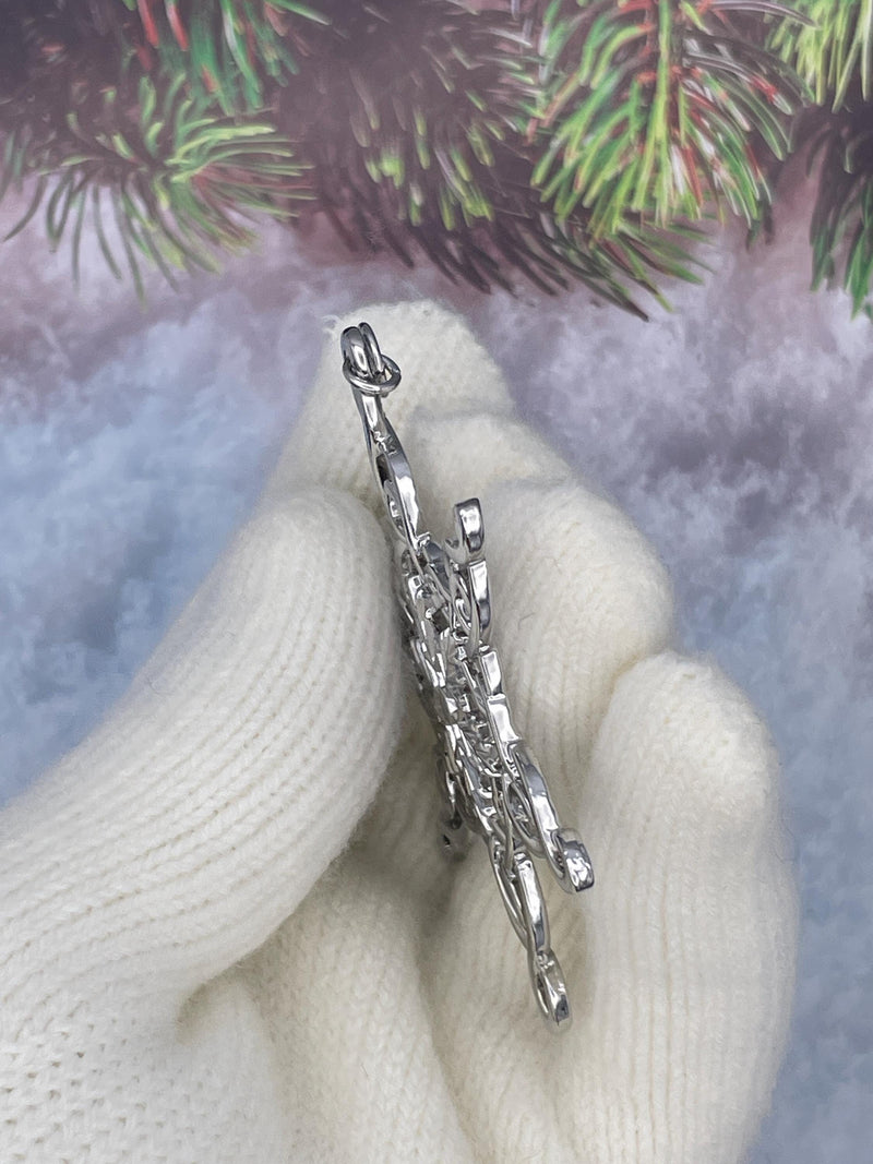 Mother & Daughter SnowWonders® Snowflake Christmas Ornament (SW6093) Celtic Knot