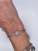 Love Knot Two hearts as one Cuff, (S418) Celtic Love Knot bracelet