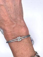 Love Knot Two hearts as one Cuff, (S418) Celtic Love Knot bracelet