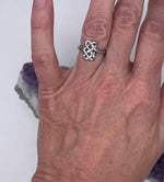 Full of Love Knot/Trinity Ring (S419) Celtic, Irish, Scottish, Welsh, Christian Ring.