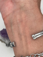 High Cross Cuff with Eternity Circle (S420) High Cross Bracelet