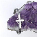 High Cross Cuff with Eternity Circle (S420) High Cross Bracelet
