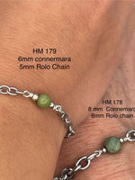 Two Great sizes of Connemara Rolo bracelets ( HM178/179)