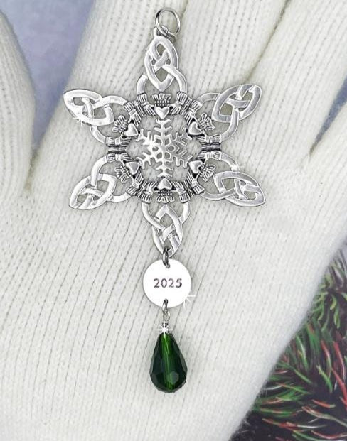 2025 LIMITED Irish Claddagh SnowWonders® Ornament (SWlimited2025 5058)