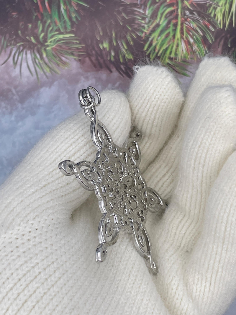 Mother & Daughter SnowWonders® Snowflake Christmas Ornament (SW6093) Celtic Knot