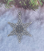 Mother & Daughter SnowWonders® Snowflake Christmas Ornament (SW6093) Celtic Knot