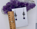 Amethyst Scottish Thistle Pendant & Earring(HM180) Scottish Jewelry
