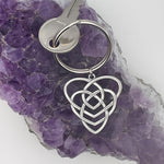 Motherhood Celtic Knot KEY RING (S347 KEY) Irish Scottish Mother knot