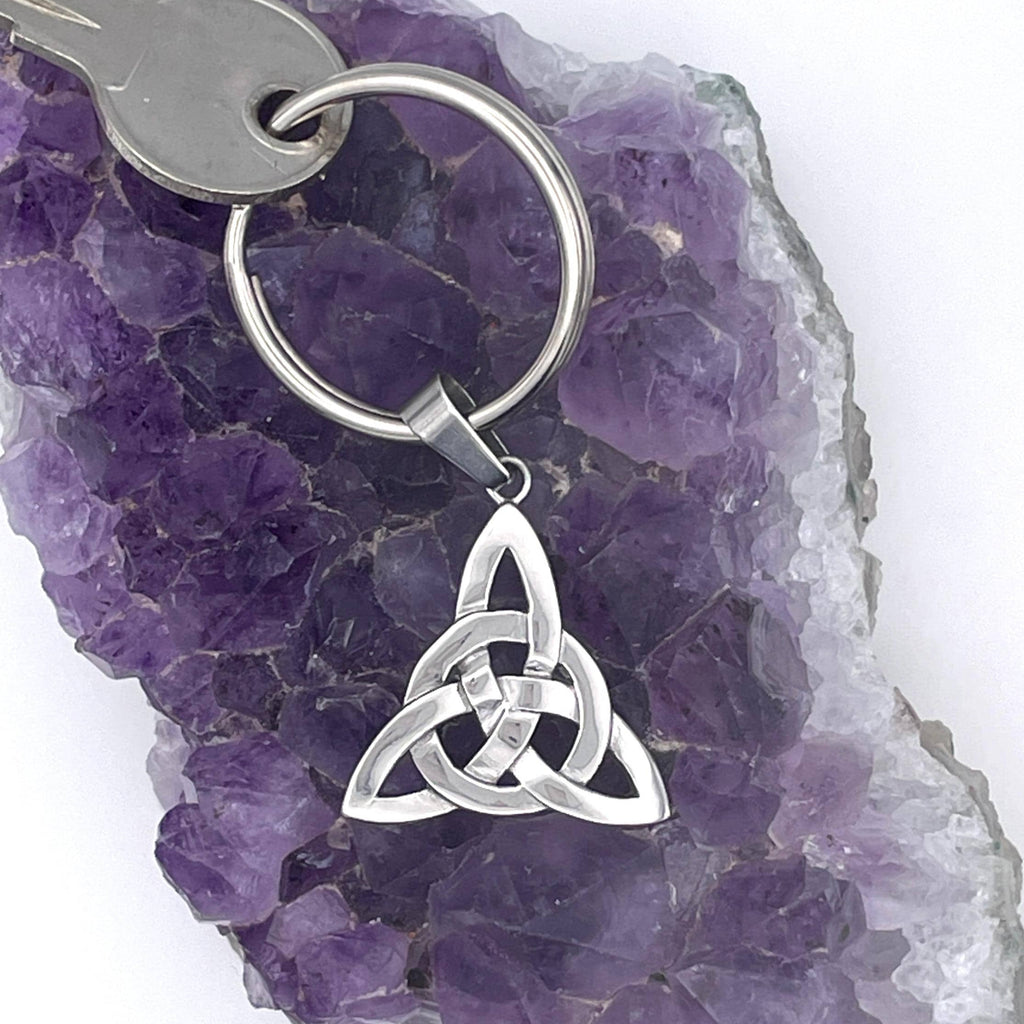 Trinity Knot KEY RIng, S28KEY, Celtic, Irish, Scottish, Welsh