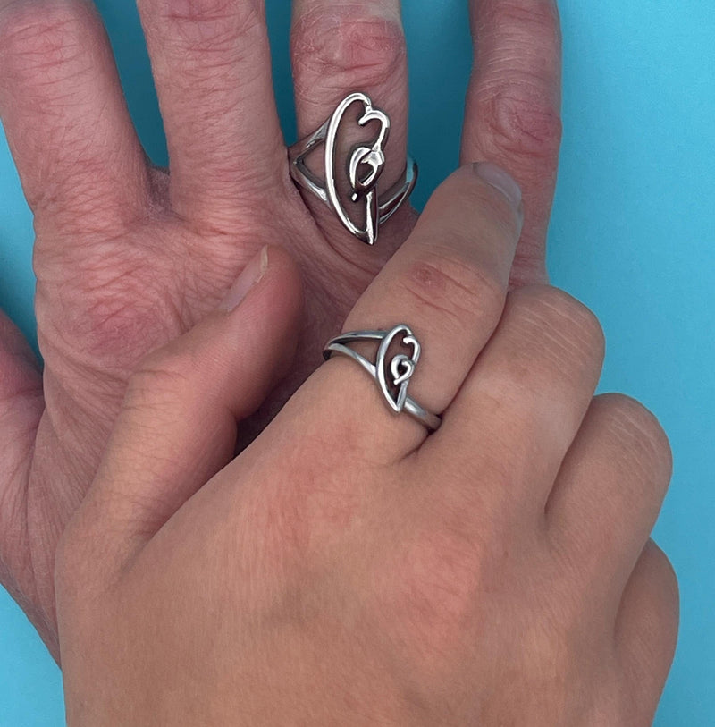 Dainty Heart Love Ring, Born In Your Heart® (BIYHringSM)