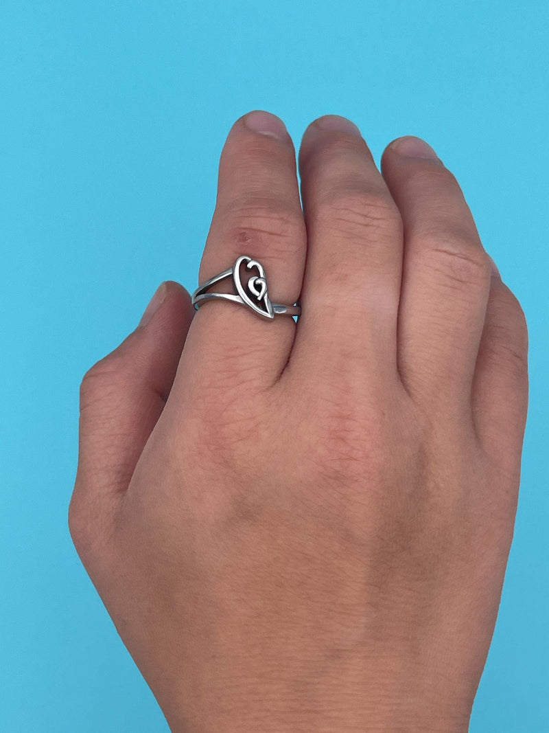 Dainty Heart Love Ring, Born In Your Heart® (BIYHringSM)