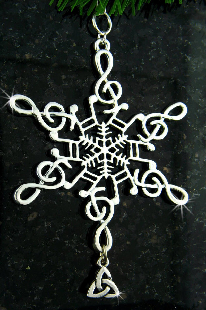 Trinity Music SnowWondres® Snowflake Ornament, (SWmusictrinity)