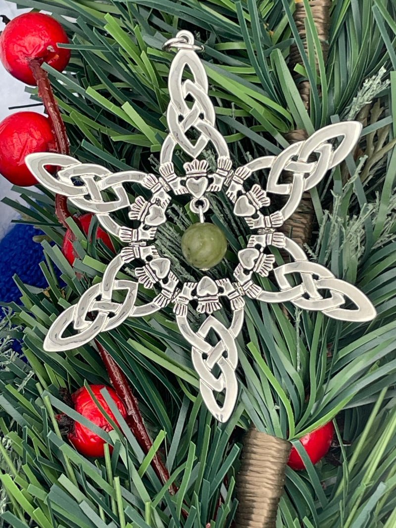 Irish Claddagh Connemara Marble SnowWonders® - Shop Palmers