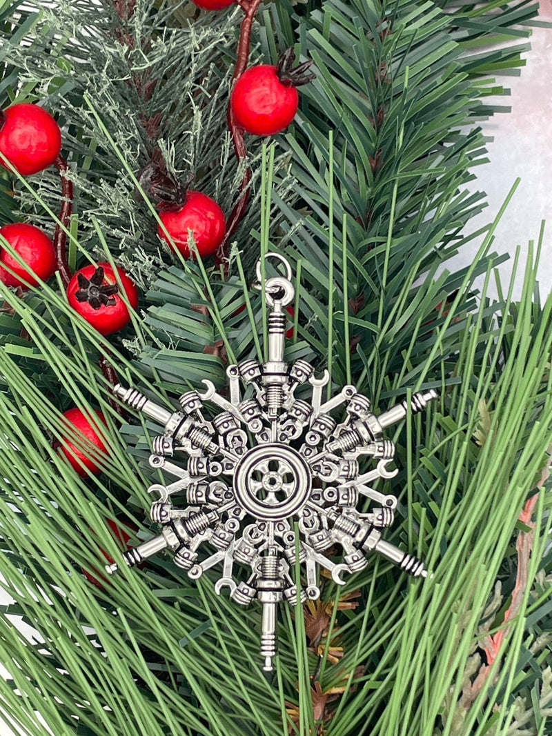 Mechanic’s SnowWonders® Snowflake Ornament (SW6086) - Shop Palmers