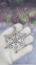 Fish SnowWonders® Snowflake Ornament, (5451) Bass Fish Snowflake Ornament,
